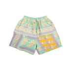 Vintage Kantha Quilted Shorts view 1