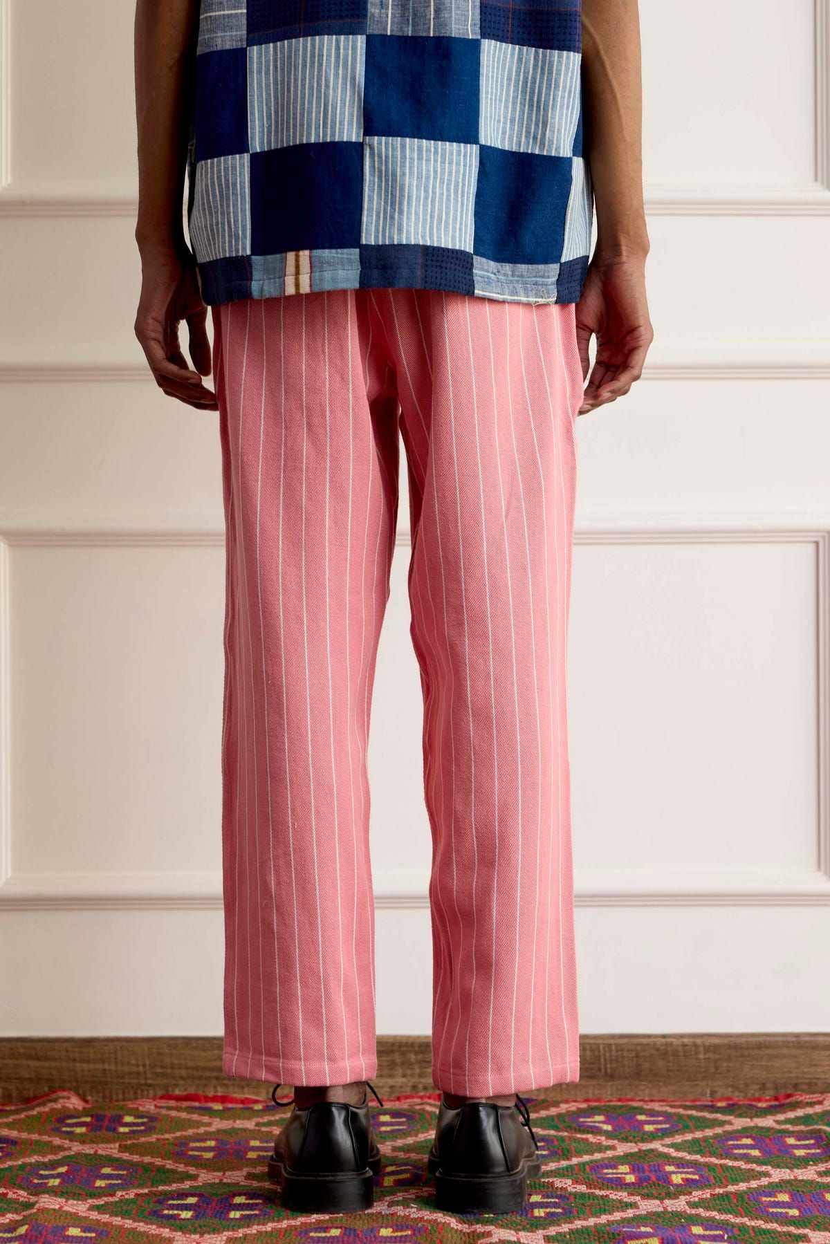 Blue Patchwork Shirt - image 5
