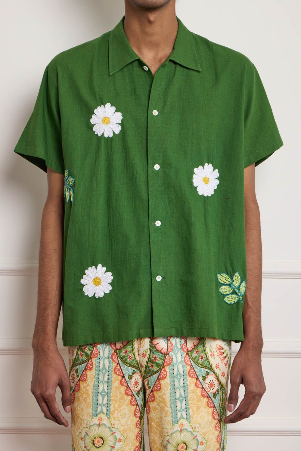 Sequin Embroidered Shirt - image 3