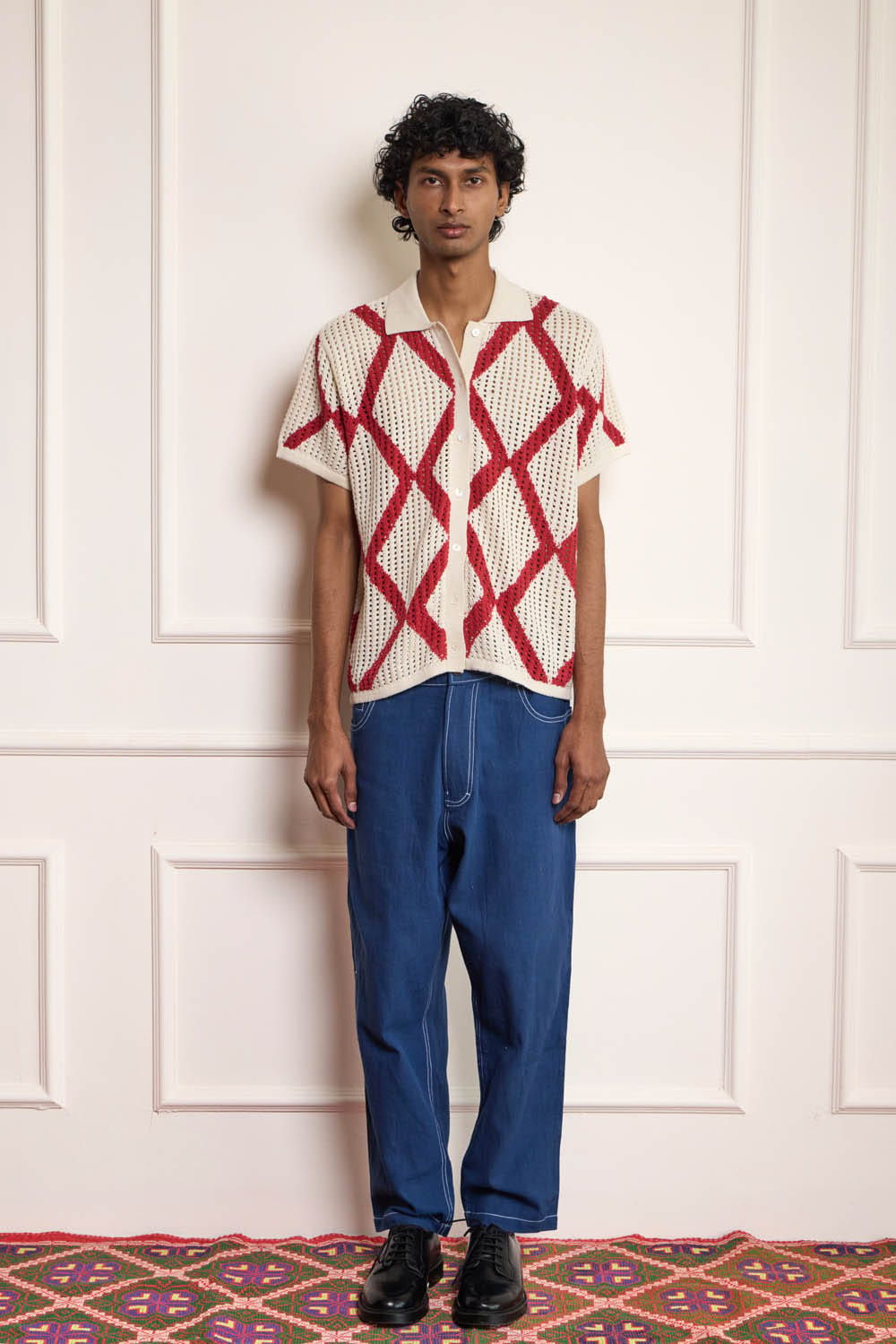 Diamond Crochet Shirt - image 1