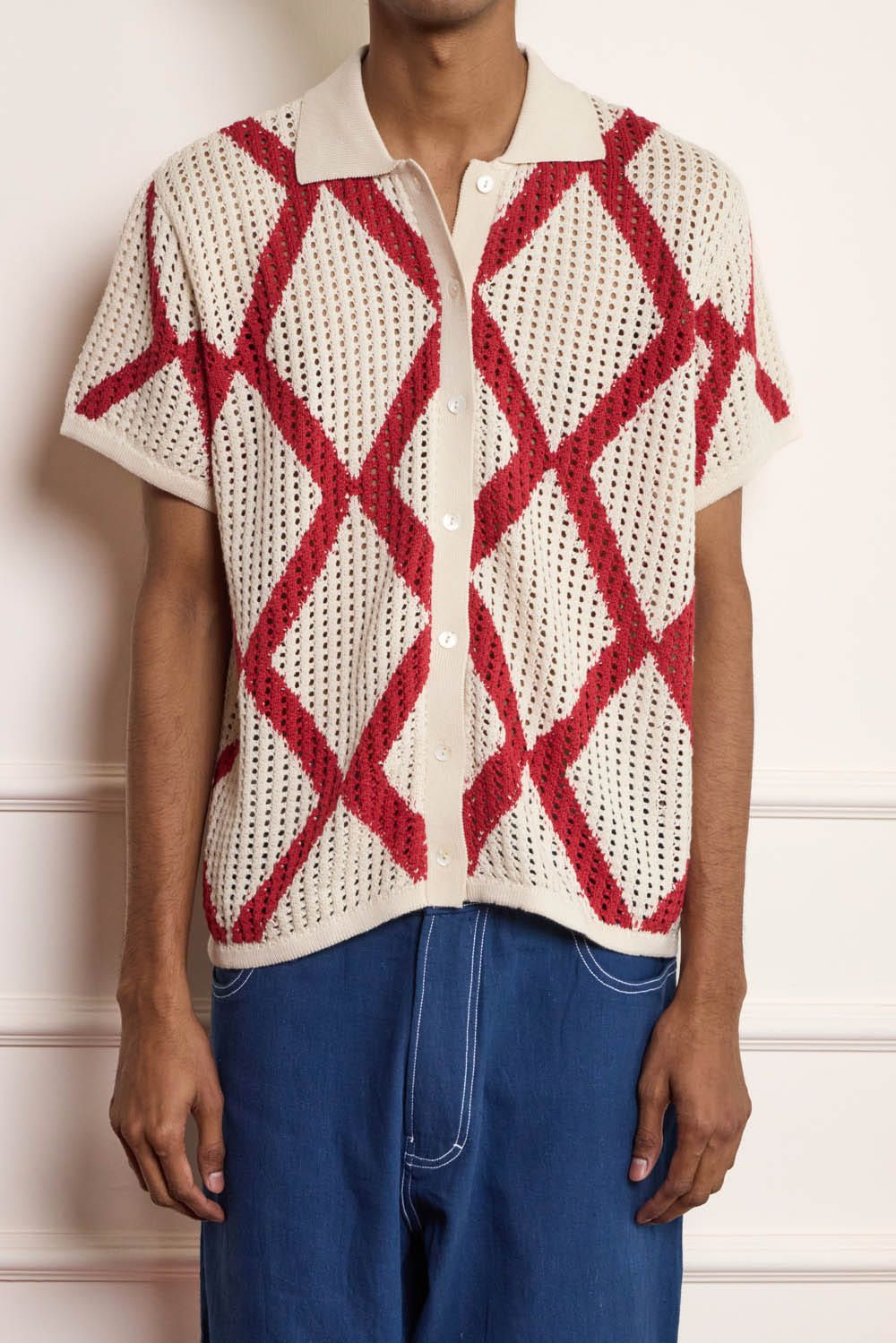 Diamond Crochet Shirt - image 3