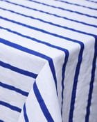Block Printed Tablecloth - Off White view 2