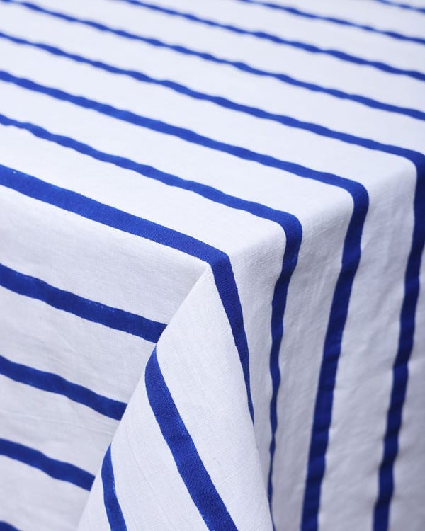 Harago — Block Printed Tablecloth - Off White