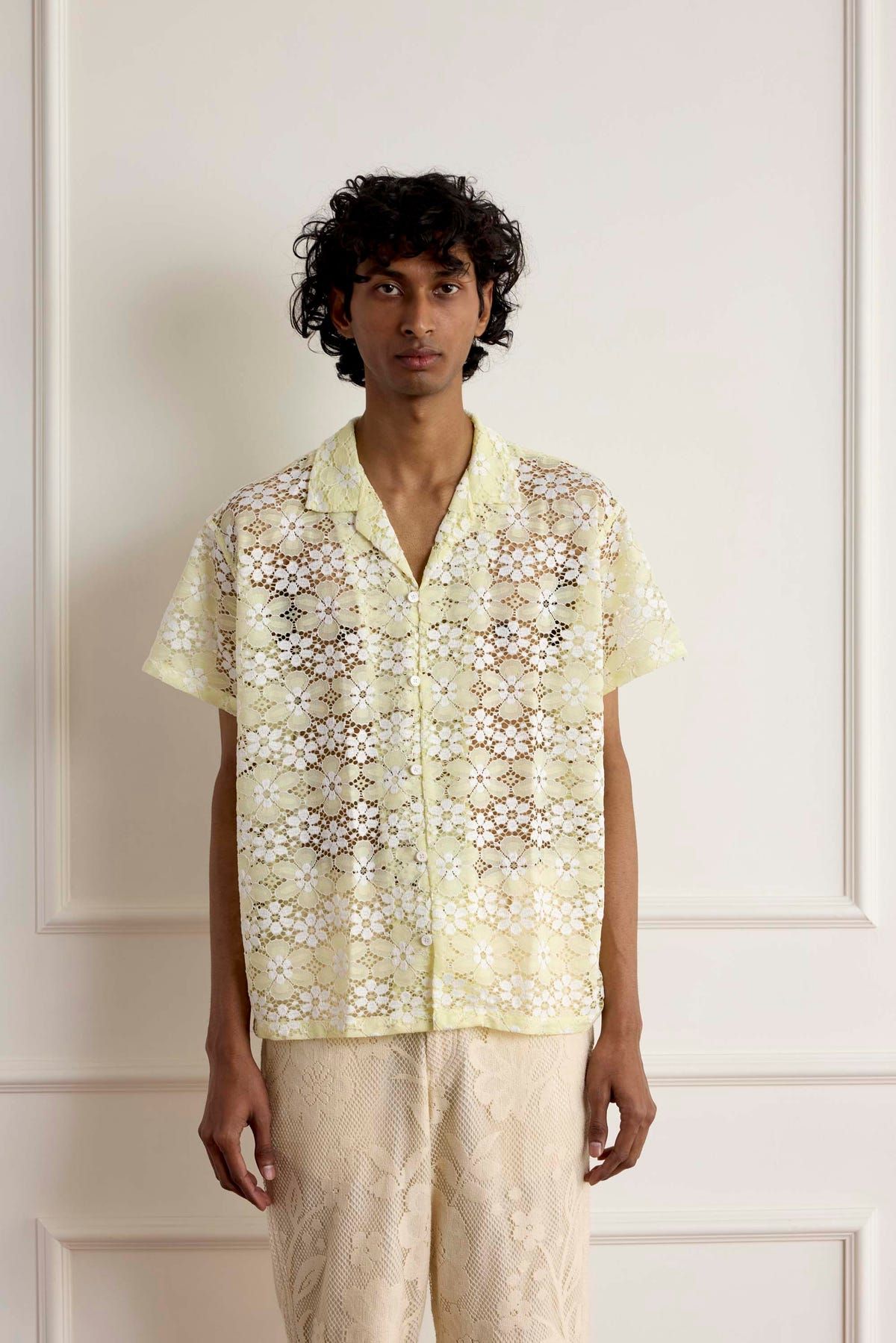 Lace Short Sleeve shirt - image 3