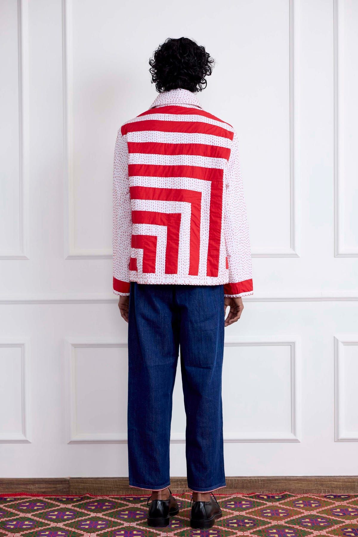 Appliqué Kantha Overshirt - image 2