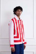 Appliqué Kantha Overshirt view 3