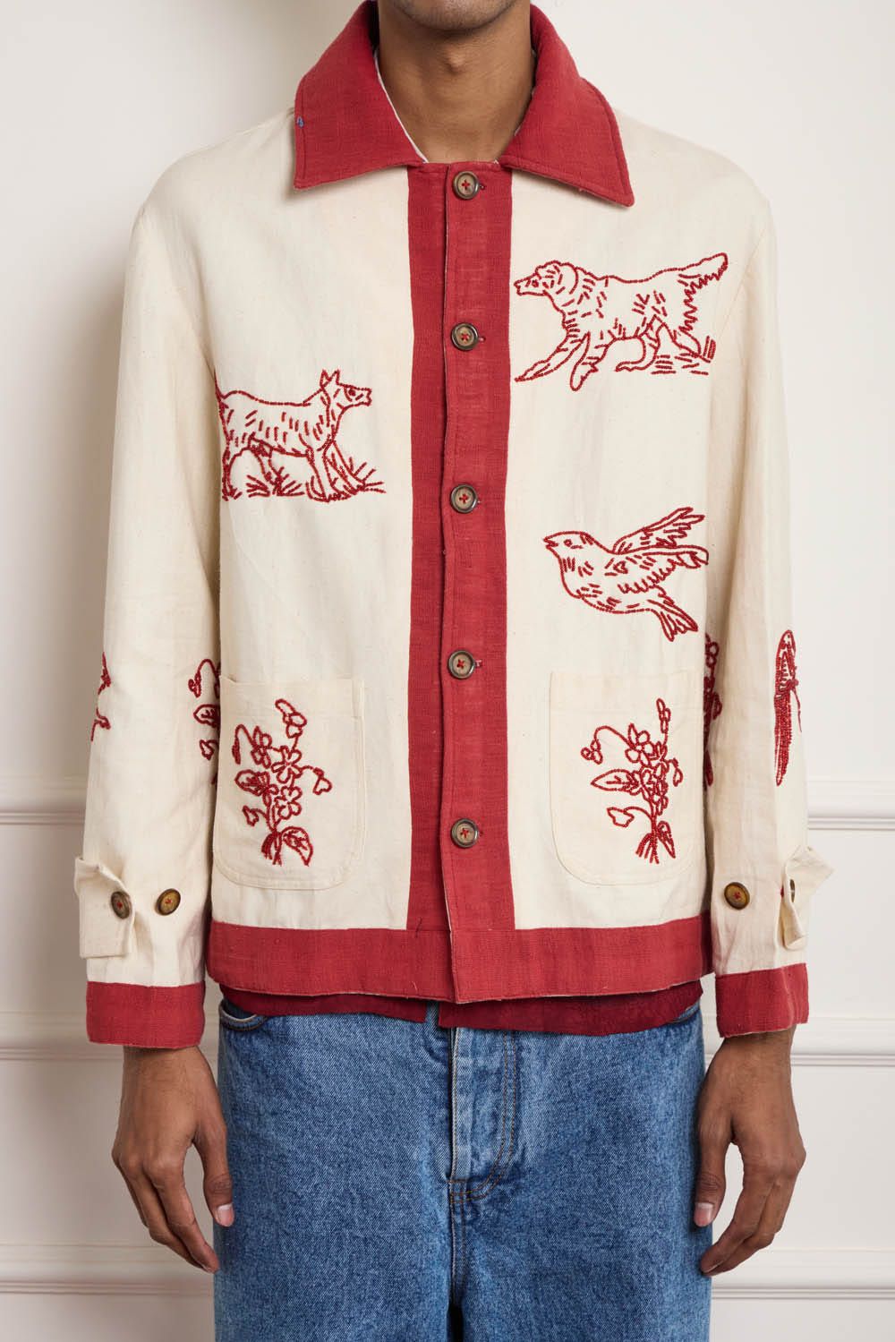 Bead Embroidered Jacket - image 3