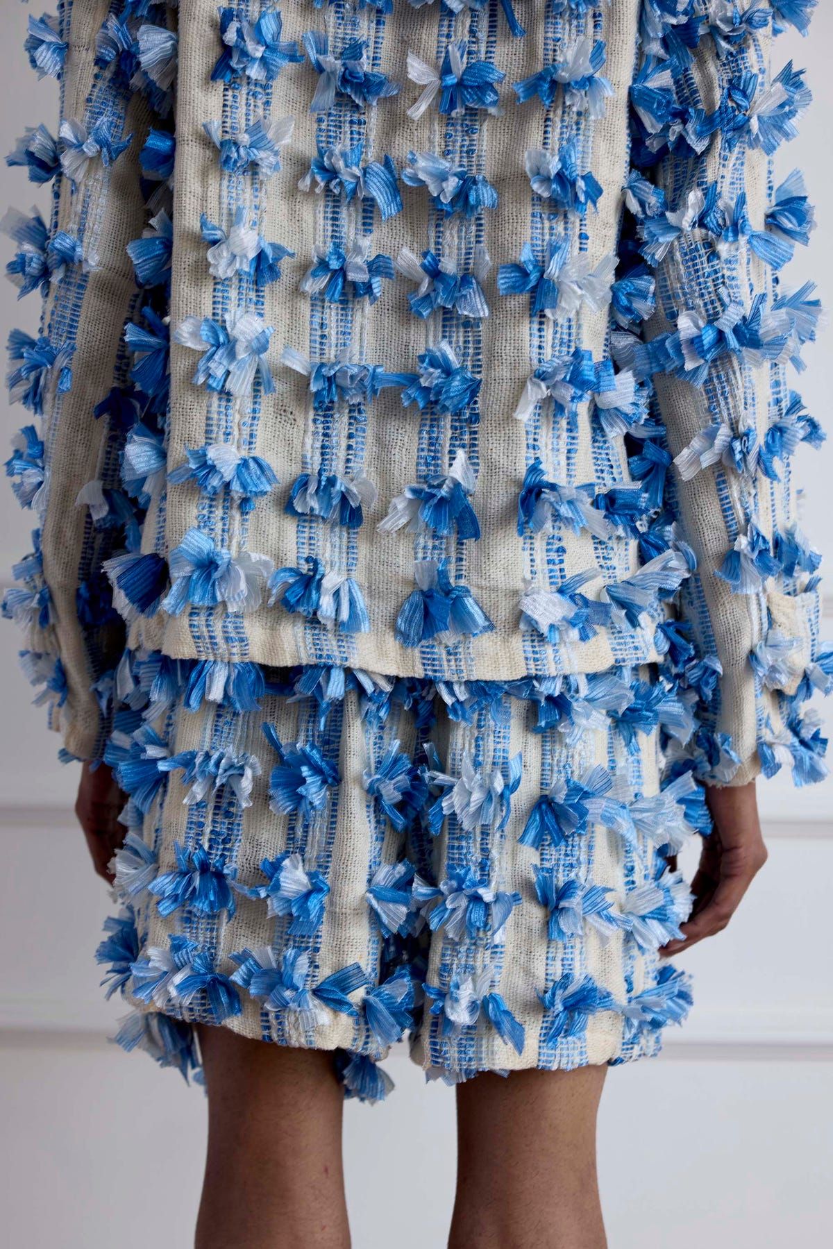 Hand-Tufted Cotton Shorts - image 2