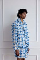 Hand-Tufted Cotton Shorts view 4