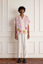 Appliqué Floral Shirt view 1