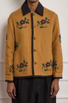 Bead Embroidered Wool Jacket view 3