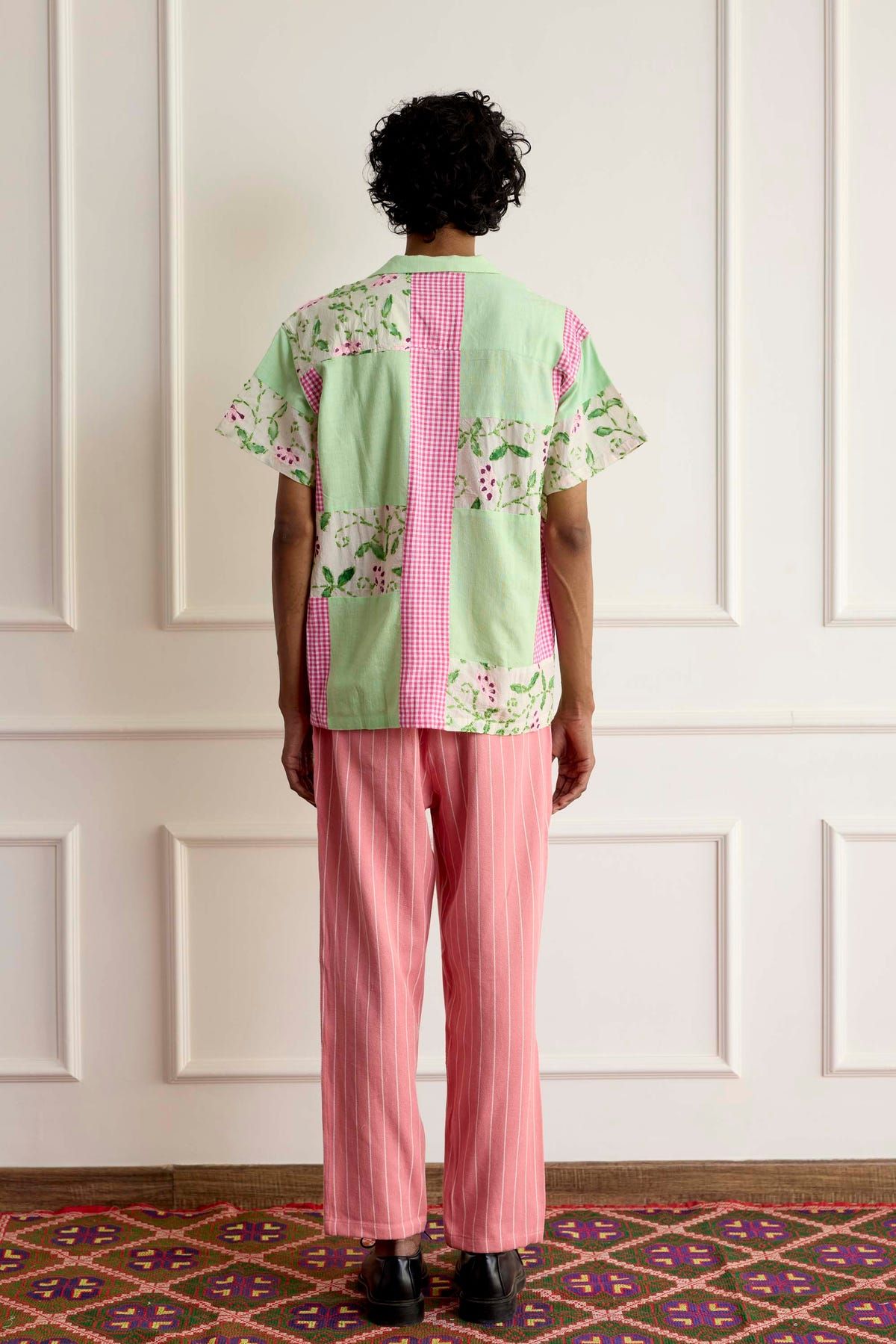Patchwork Embroidered Shirt - image 2