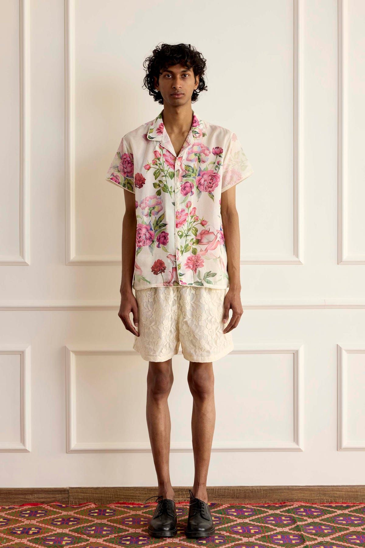 Floral Print Short sleeve Shirt - image 4