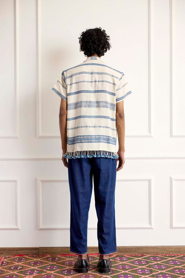 Harago — Handloom Stripe Shirt