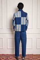 Indigo Patchwork Jacket view 2