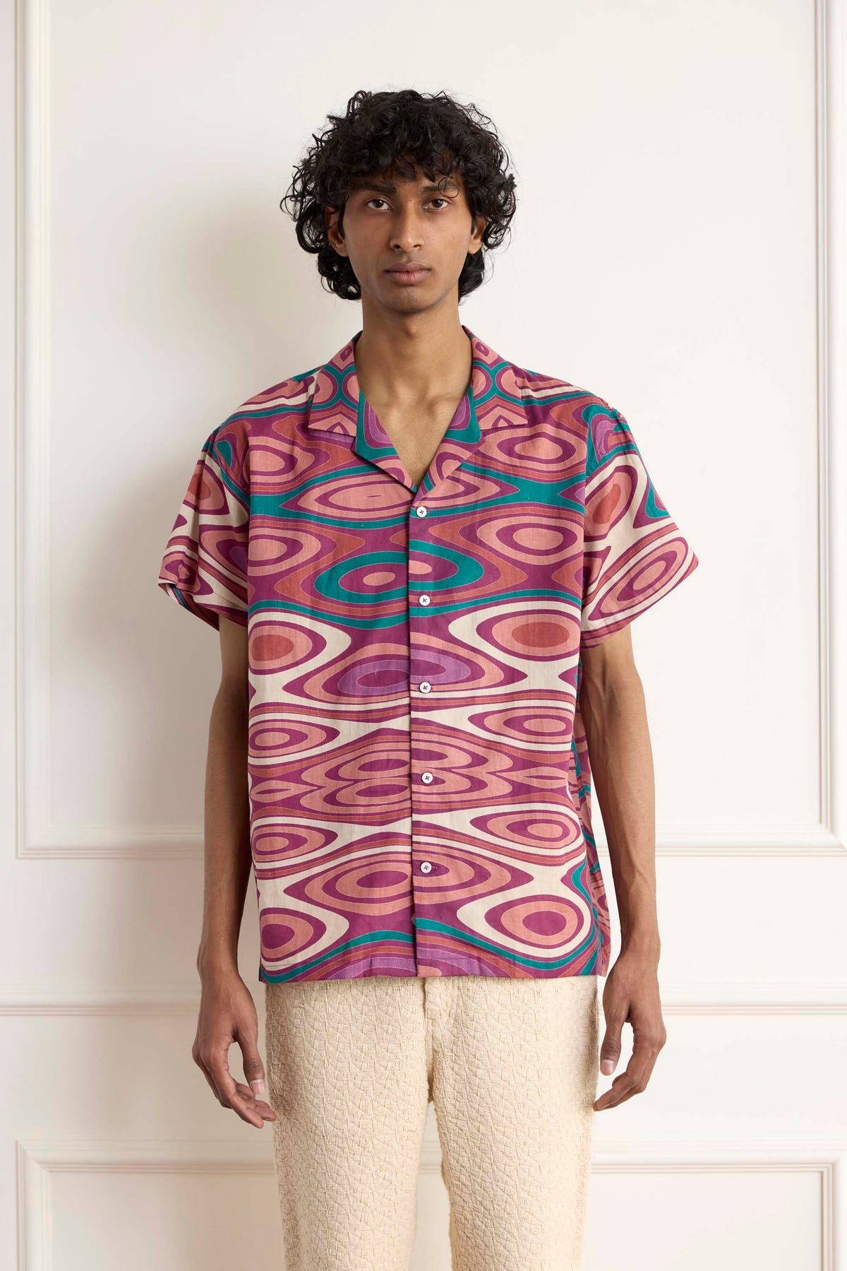 Vintage Print Shirt - image 3