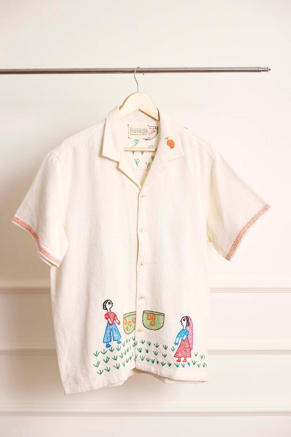 Harago — Sujni Mango Picking Shirt