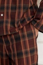 Handwoven Checks High Waist Pants view 2