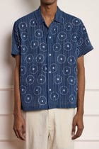 Circle Kantha Embroidered Shirt view 3