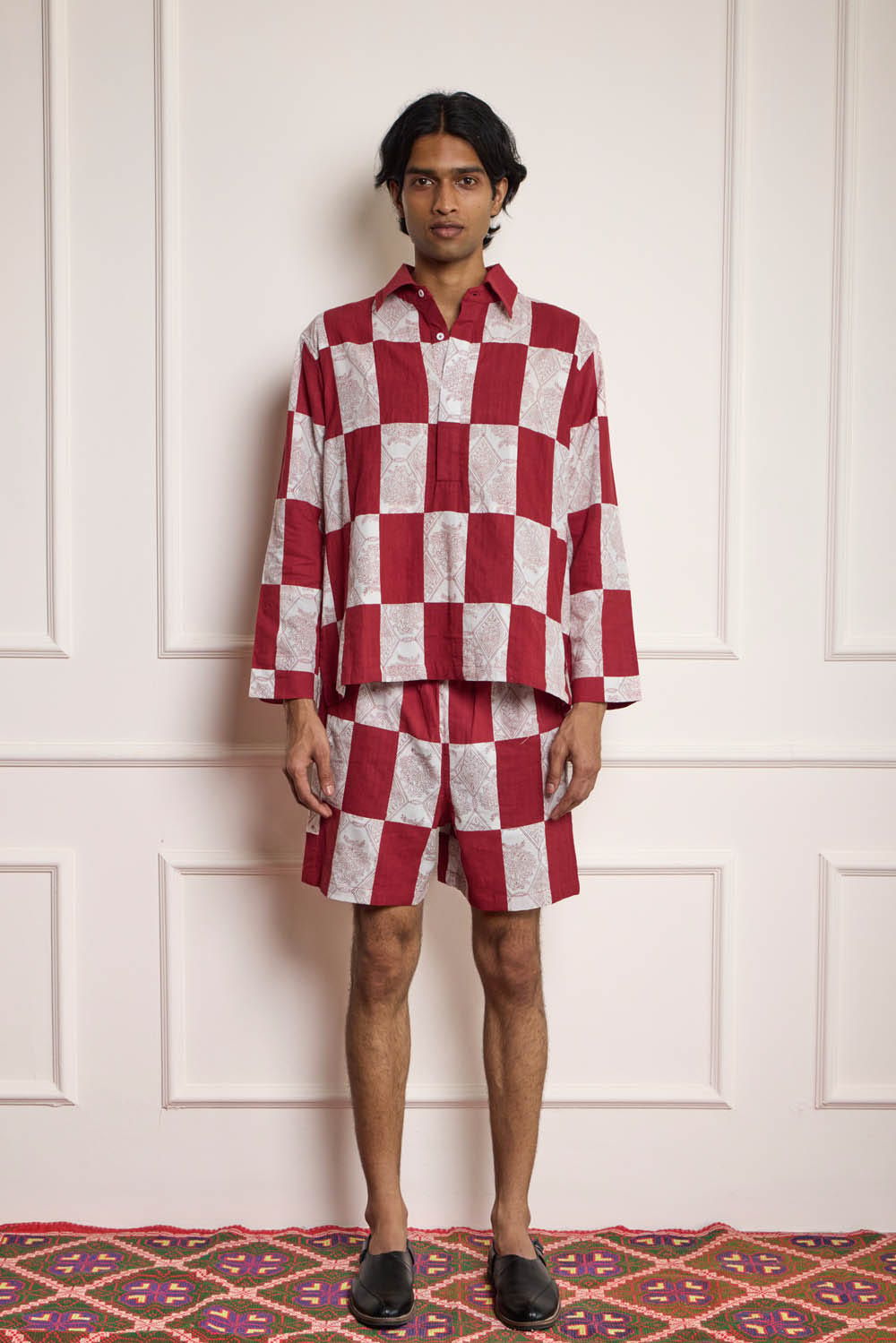 Patchwork Popover Shirt - image 1