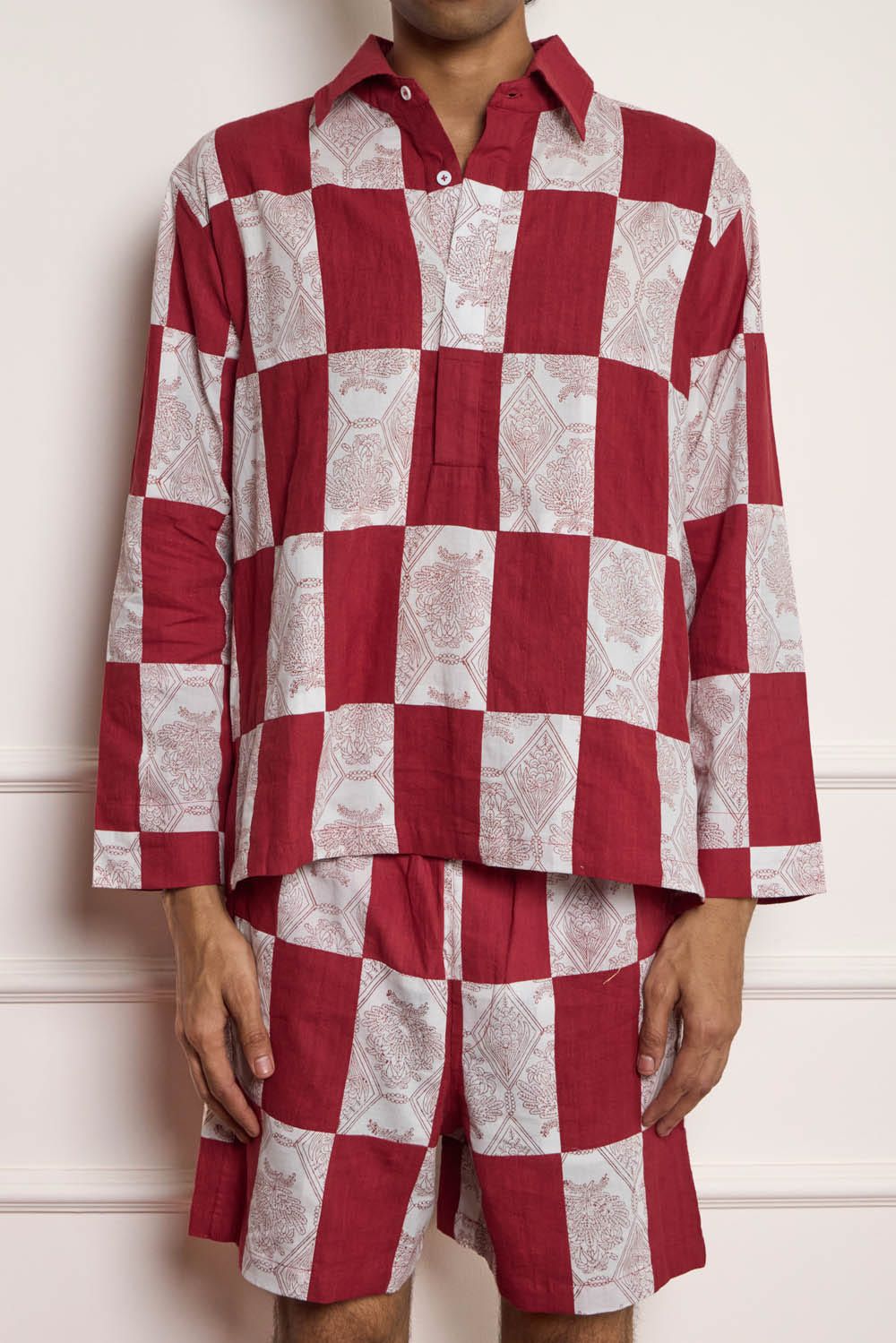 Patchwork Popover Shirt - image 4