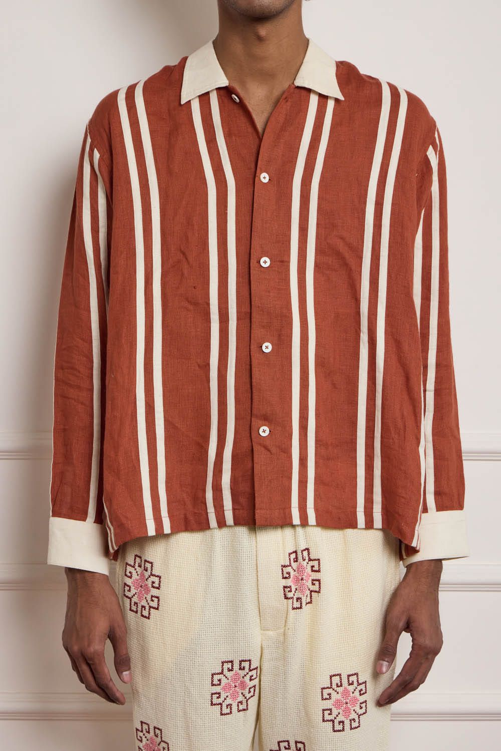 Applique Stripes Shirt - image 3