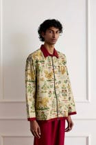 Vintage Linen Zipper Shirt view 4