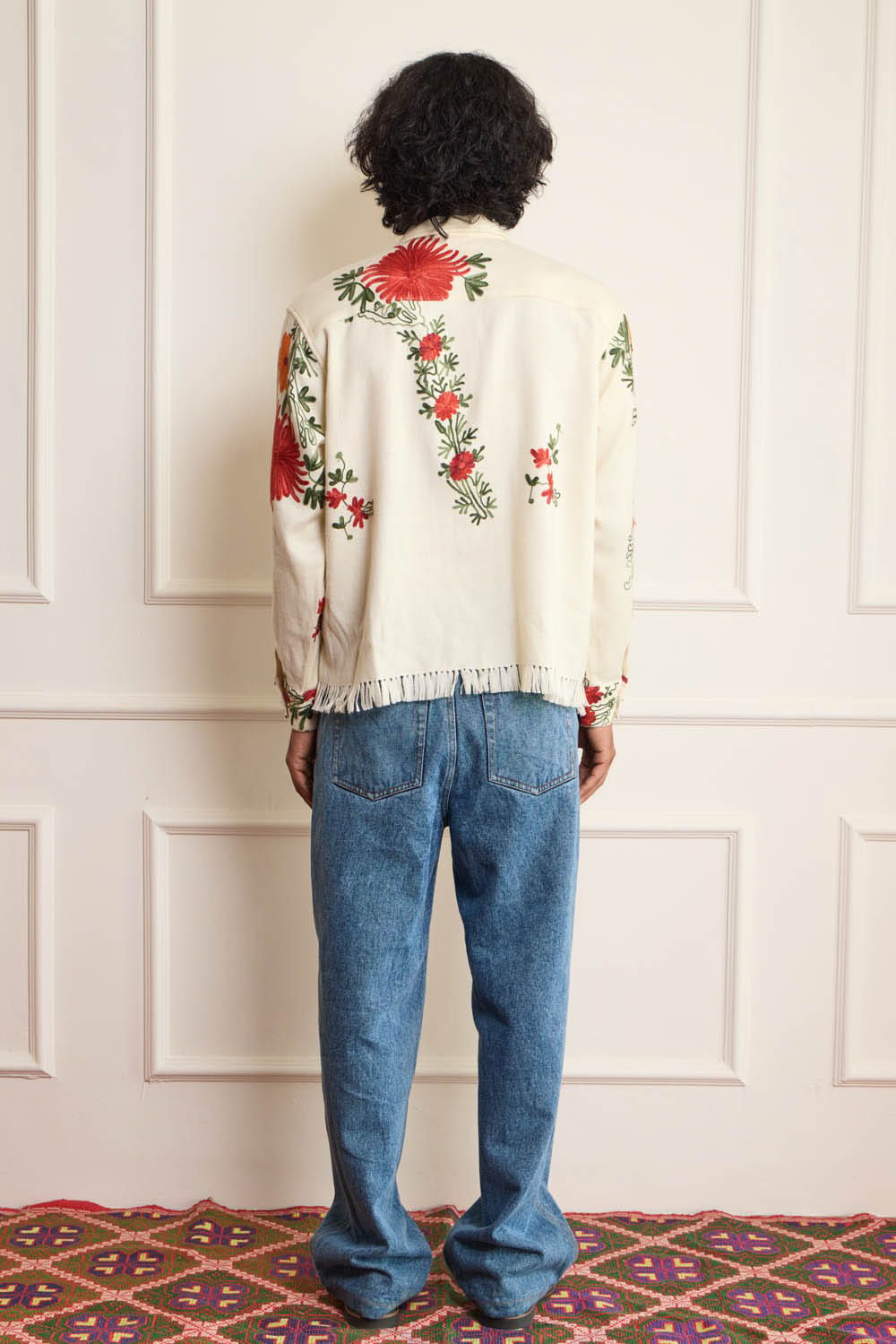 Suzani Embroidered Over Shirt - image 2