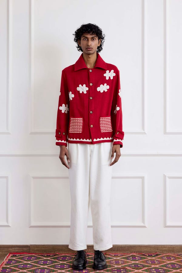 Harago — Cloud Applique Jacket