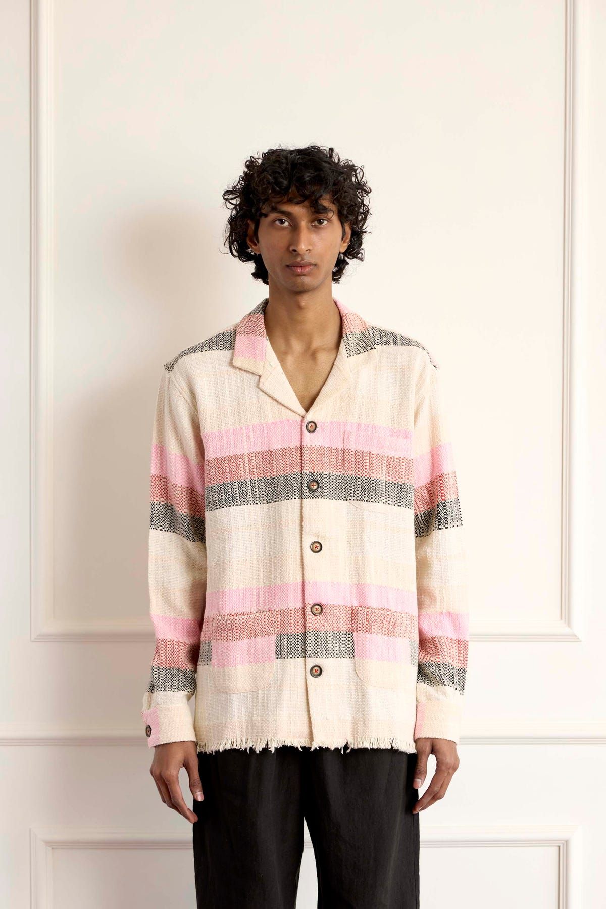Textured Weave Blouson - image 1