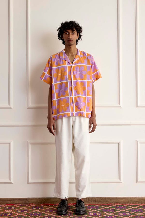 Harago — Daisy Print Shirt