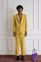 Floral Embroidered Pants view 1