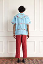 Vintage Floral Embroidered Shirt view 3