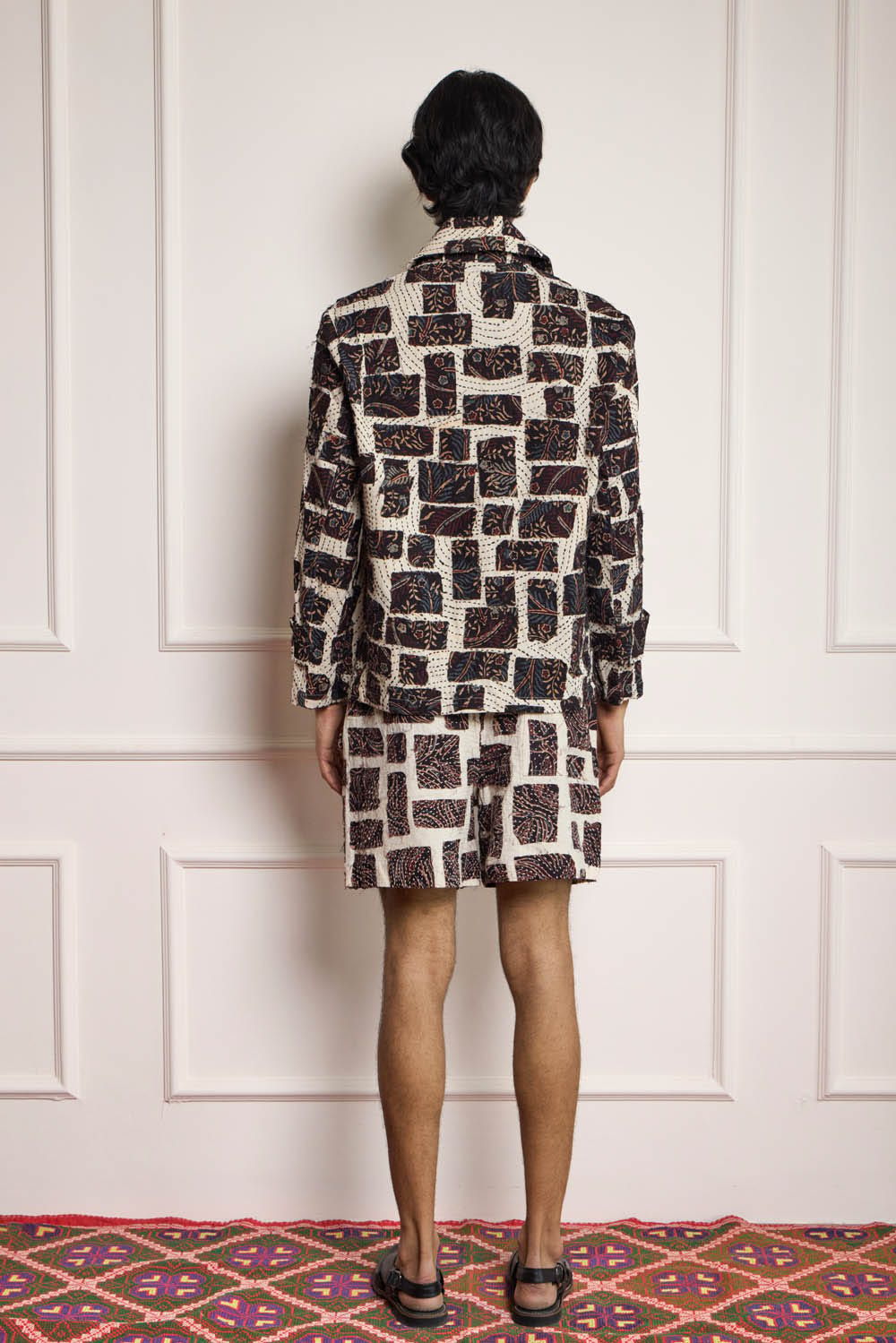 Applique Patches Blouson Jacket - image 2