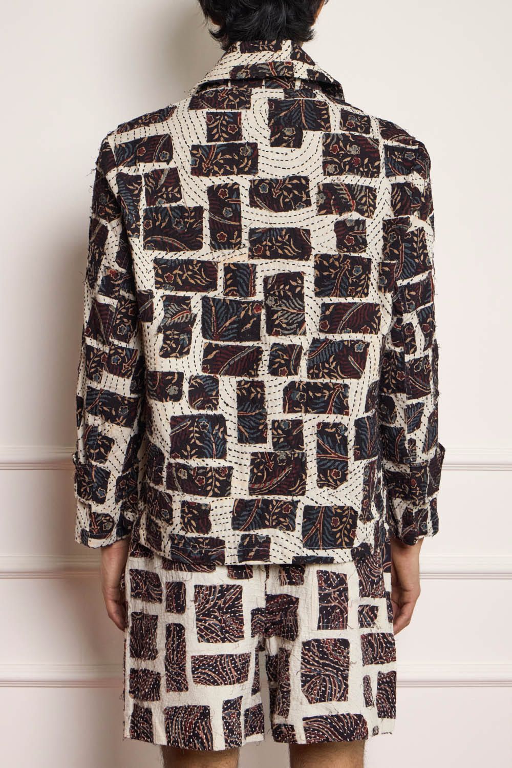 Applique Patches Blouson Jacket - image 3