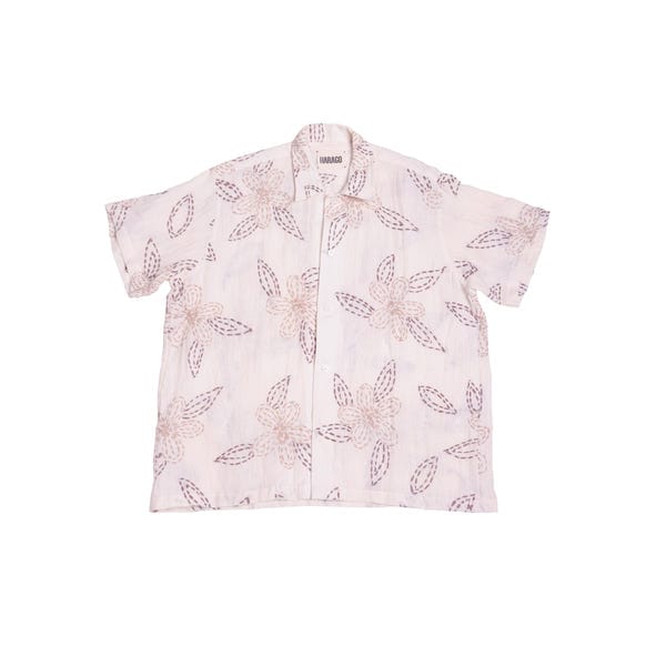 Harago — Hand Embroidered Linen Shirt