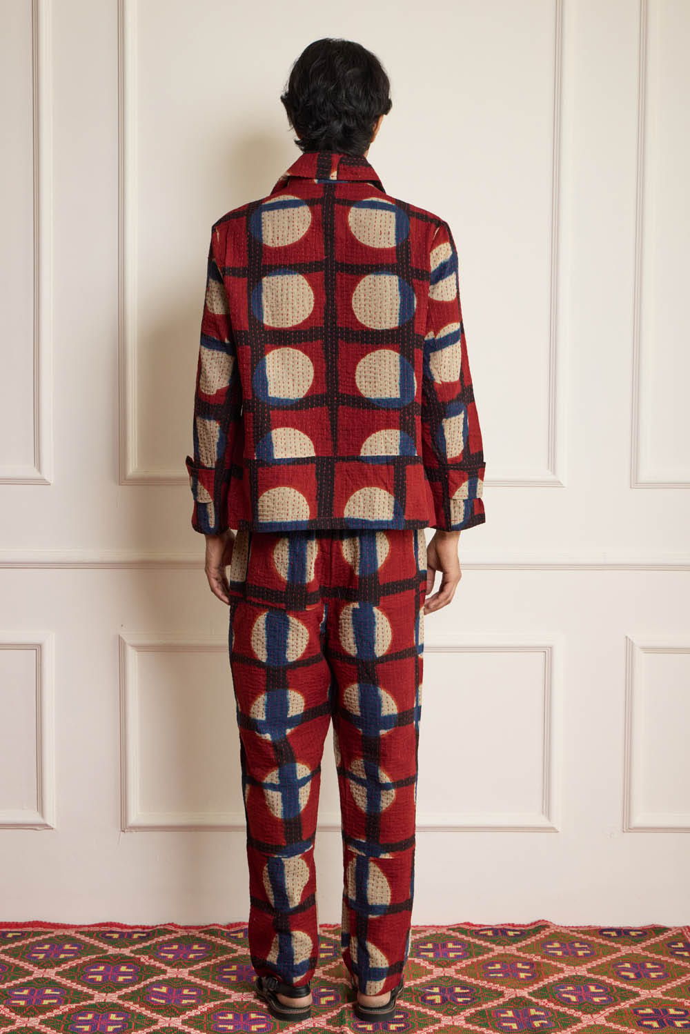 Clamp Dyed Kantha Trousers - image 3