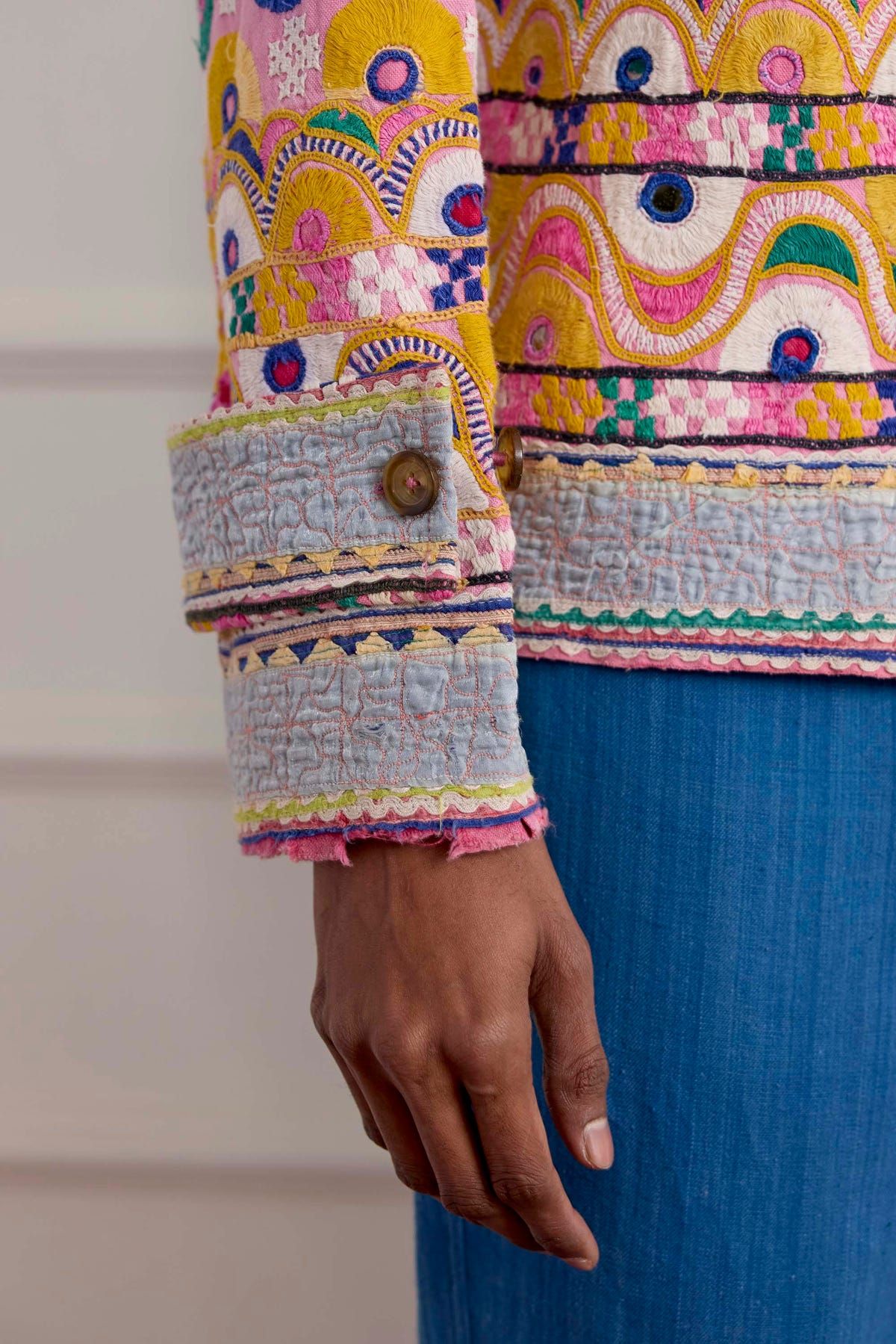 Vintage Embroidered Jacket - image 5