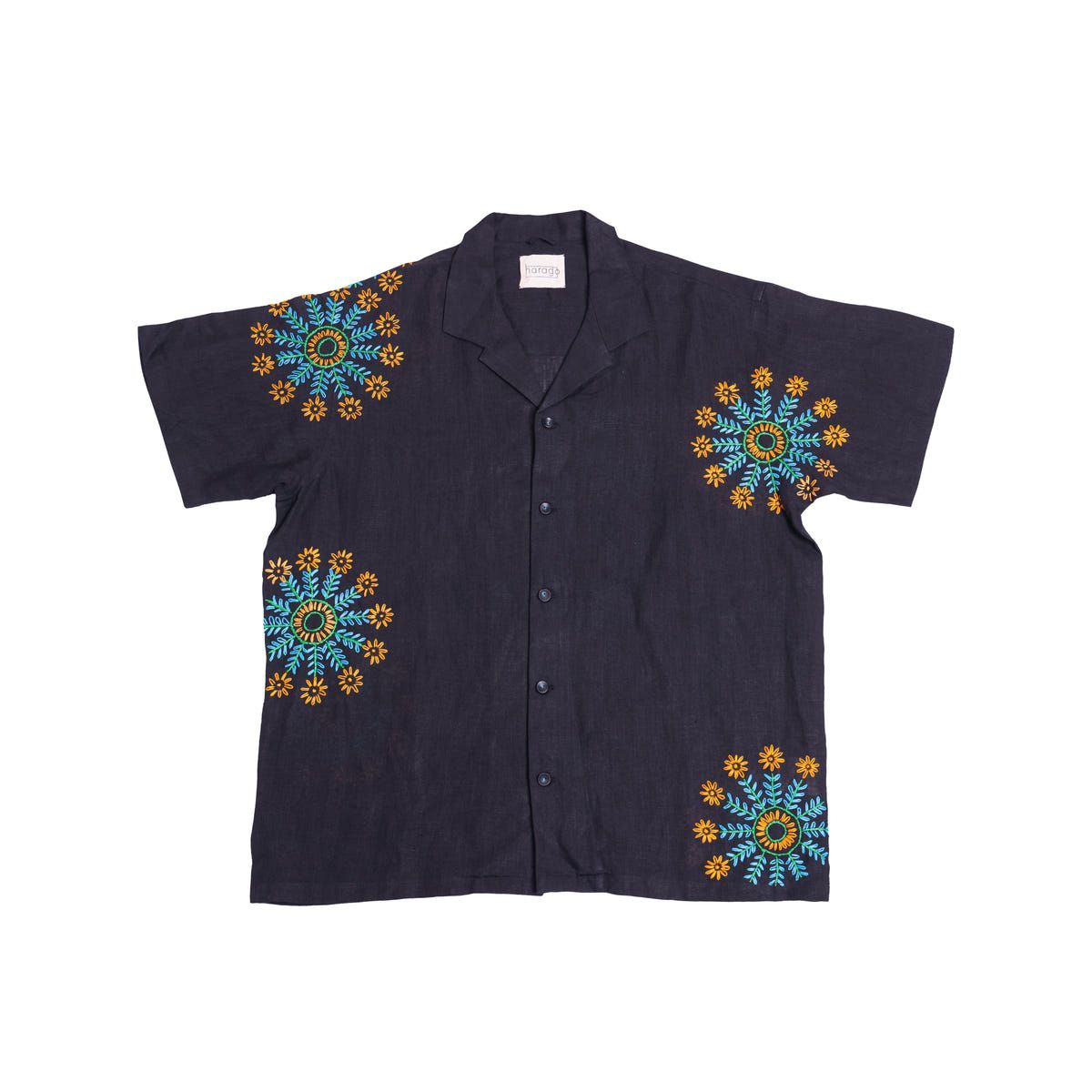 Black Embroidered Shirt - image 1