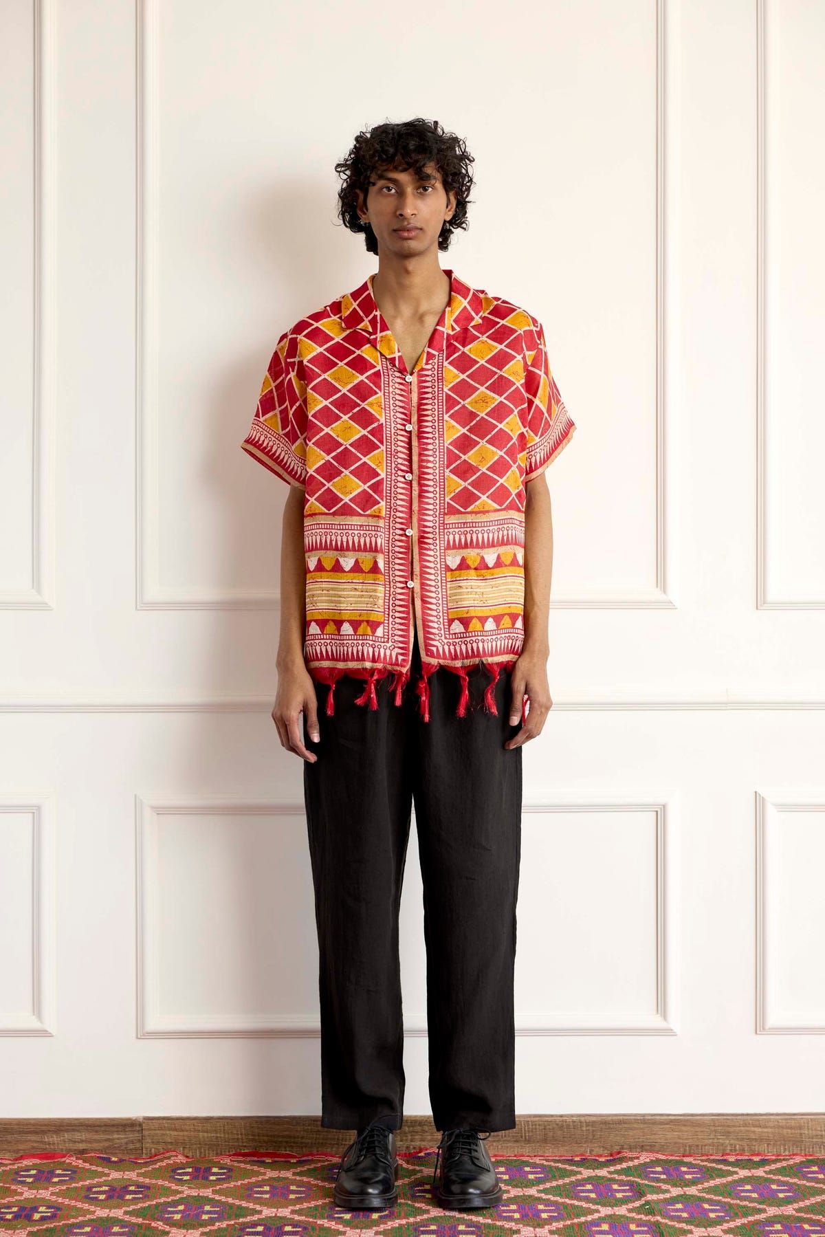 Printed Silk Shirt - image 1