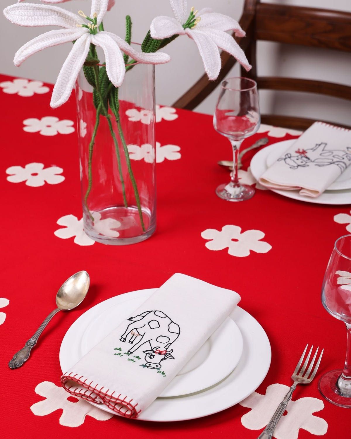 Cloud Applique Tablecloth - image 3