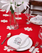 Cloud Applique Tablecloth view 3