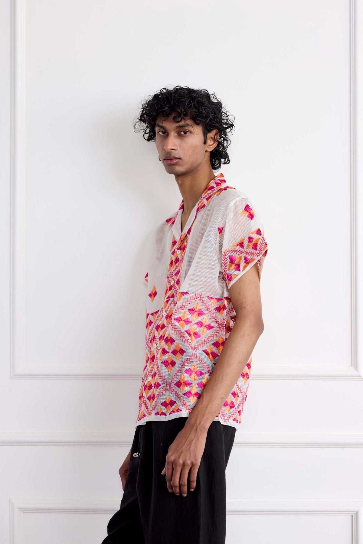 Phulkari Embroidered Shirt - image 4