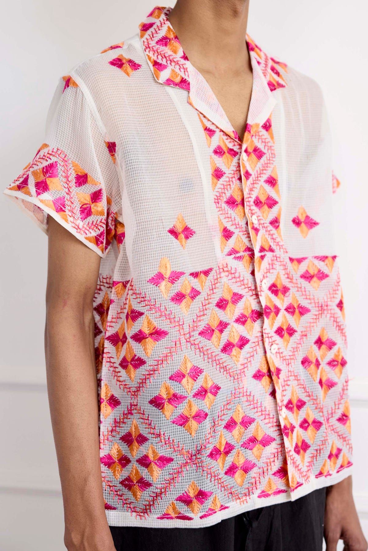 Phulkari Embroidered Shirt - image 5