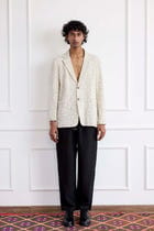 Embroidered Blazer Jacket view 1
