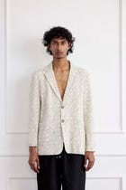 Embroidered Blazer Jacket view 3