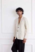 Embroidered Blazer Jacket view 5