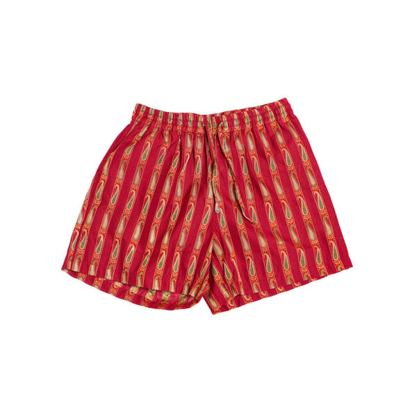 Harago — Brocade Silk Shorts
