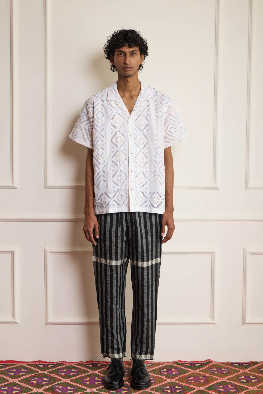 Applique Embroidered Shirt - image 1