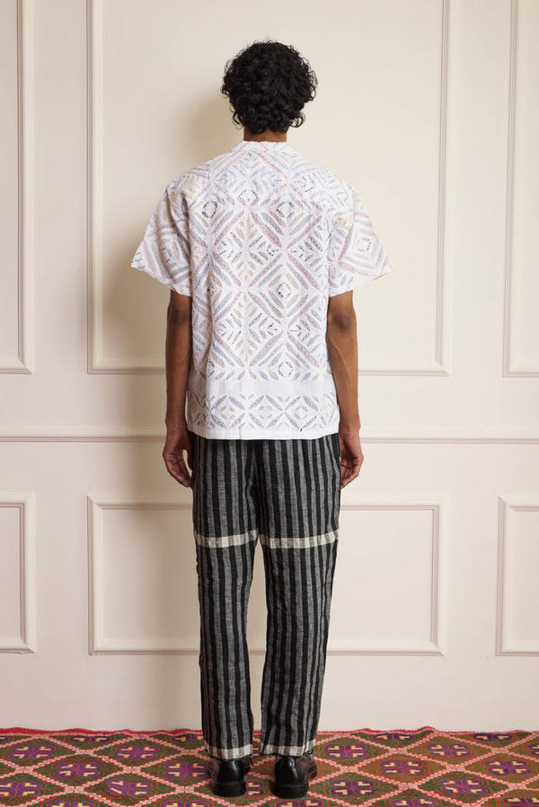 Harago — Applique Embroidered Shirt
